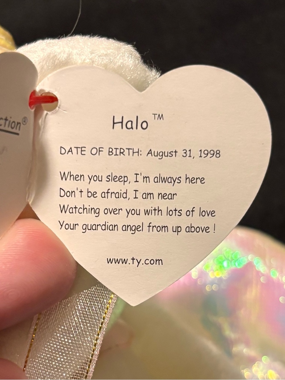 TY Beanie Baby- “Halo” (1998) - Picture 5 of 5